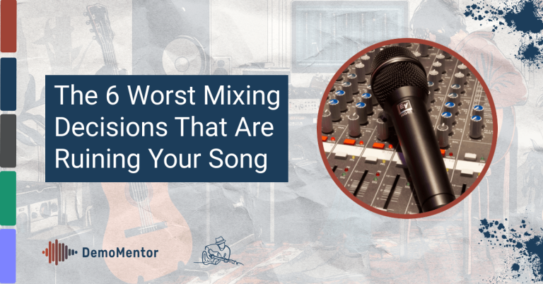 Feature image for article: the 6 worst mixing decisions that are ruining your song