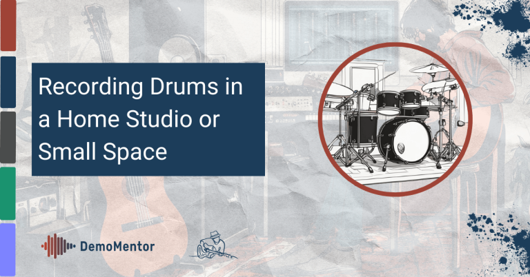 10 Tips For Recording Drums In A Home Studio Or Small Space 3 Recording drums in a home studio or small space feature image